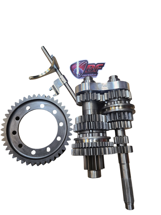 K SERIES TURBO 1-4 HD STRAIGHT CUT, CUFF, FINAL DRIVE AND FORK FULL RACE SET